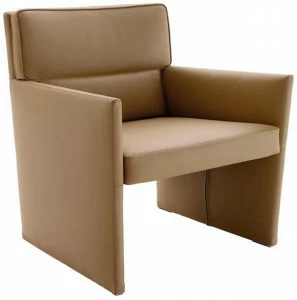 B&B Italia Project Кожаное кресло с подлокотниками Posa