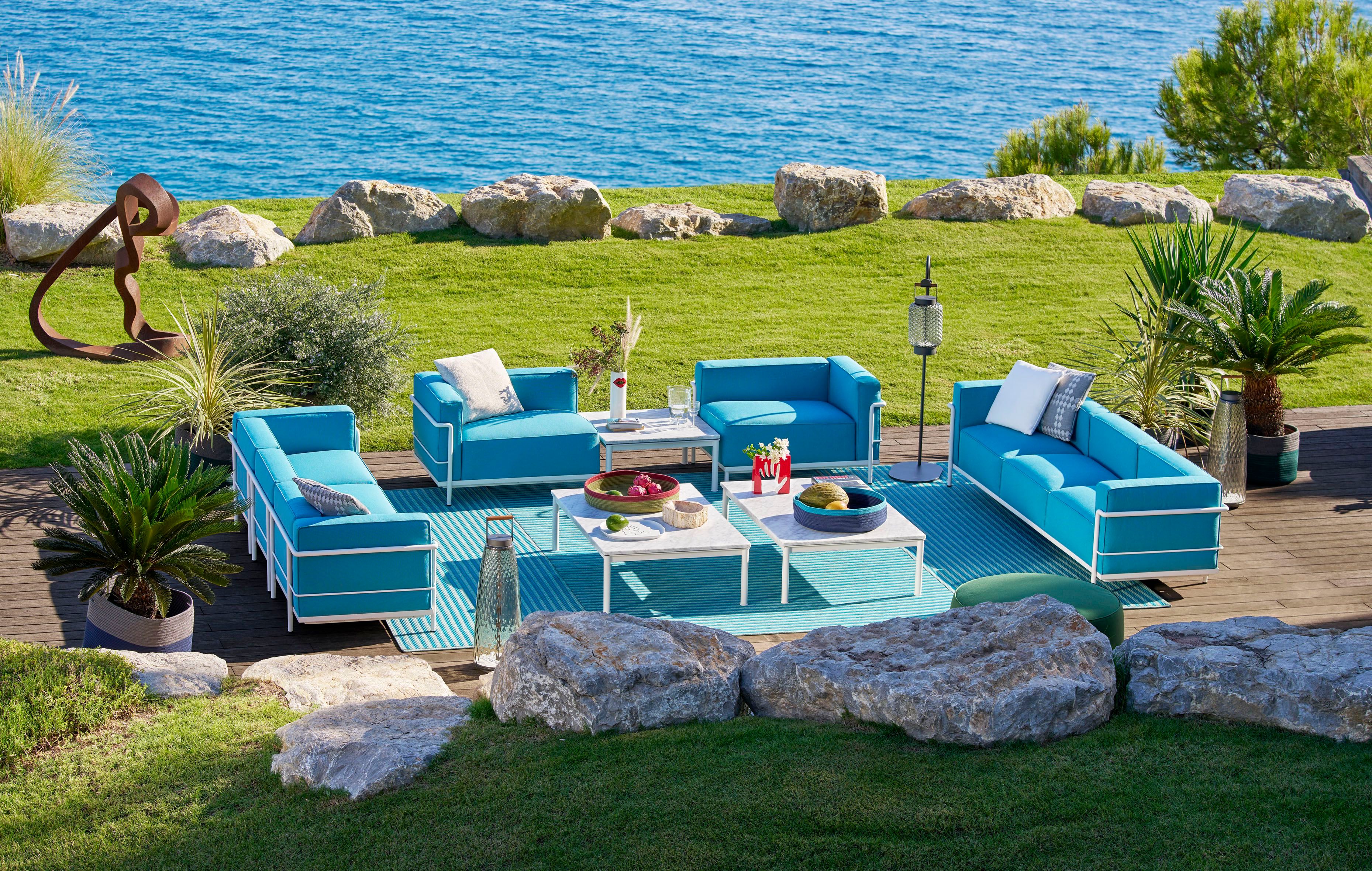 Тканевый угловой съемный садовый стул CASSINA LC ARCH-00067738 - Вид №4