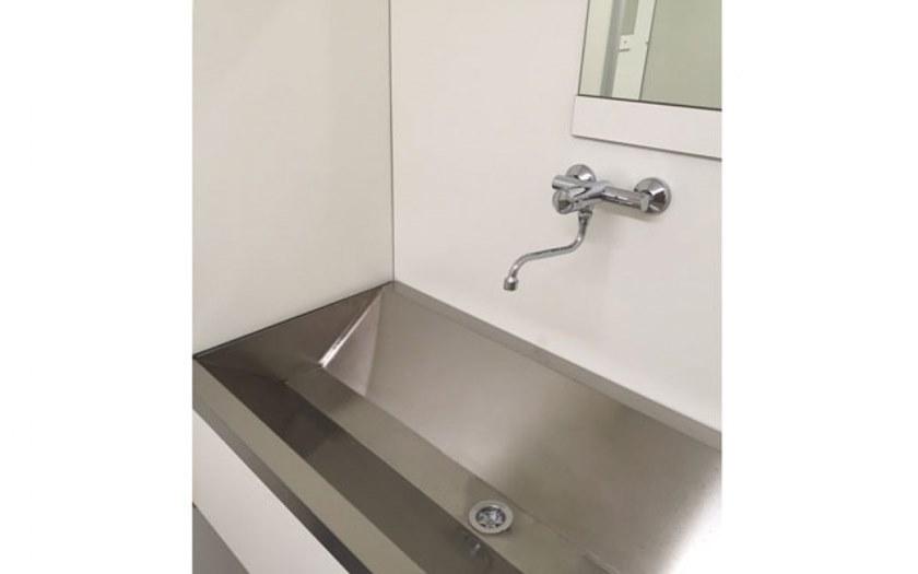 GES Group Столешница для умывальника из нержавеющей стали и ламината hpl sun-id-1411158 - Вид №2