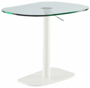 Ligne Roset Регулируемый по высоте стол из стали и стекла  19980000-19980002