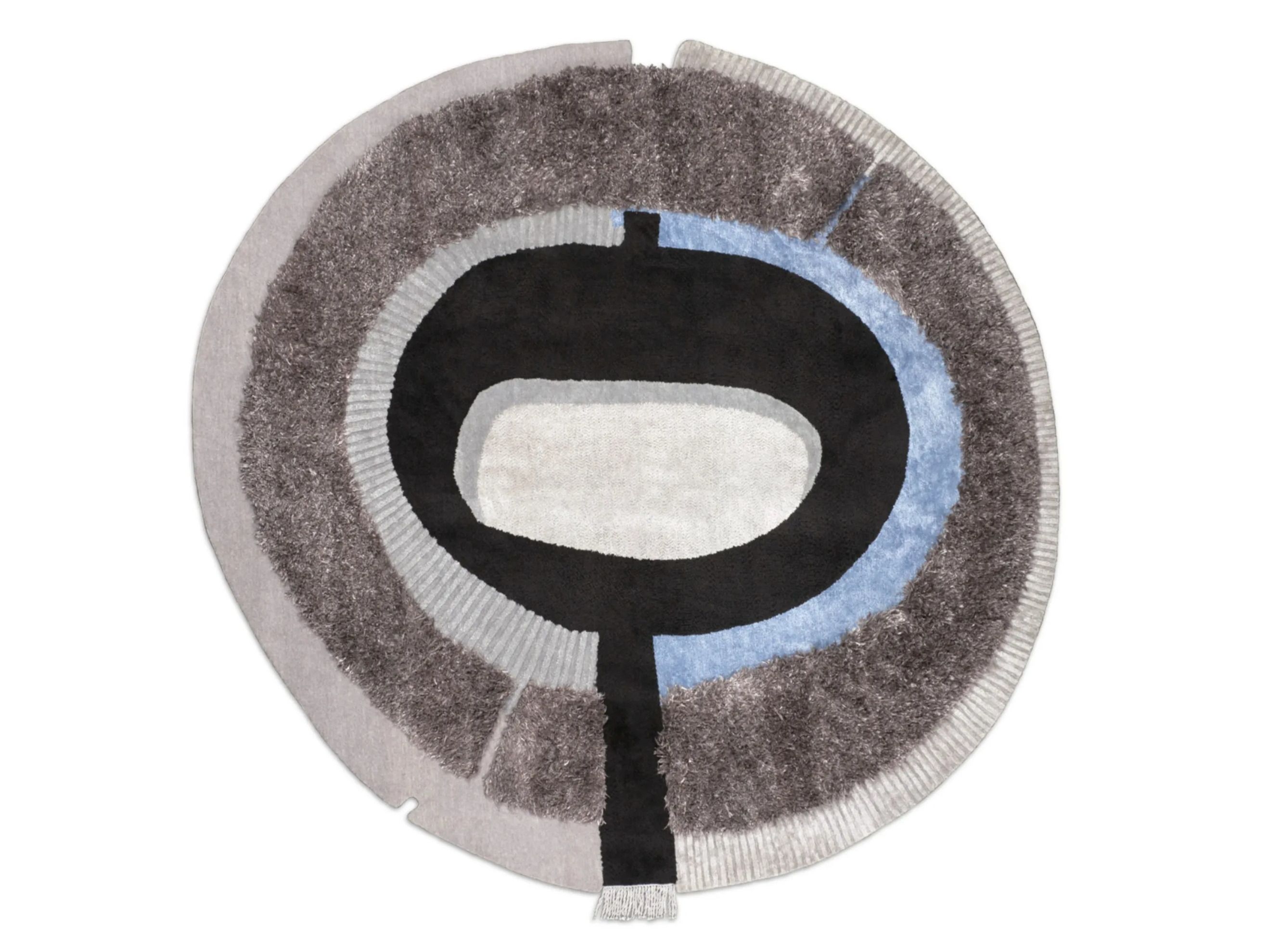 Круглый ковер ручной работы с геометрическим рисунком Baxter Himani ARCH-00039556