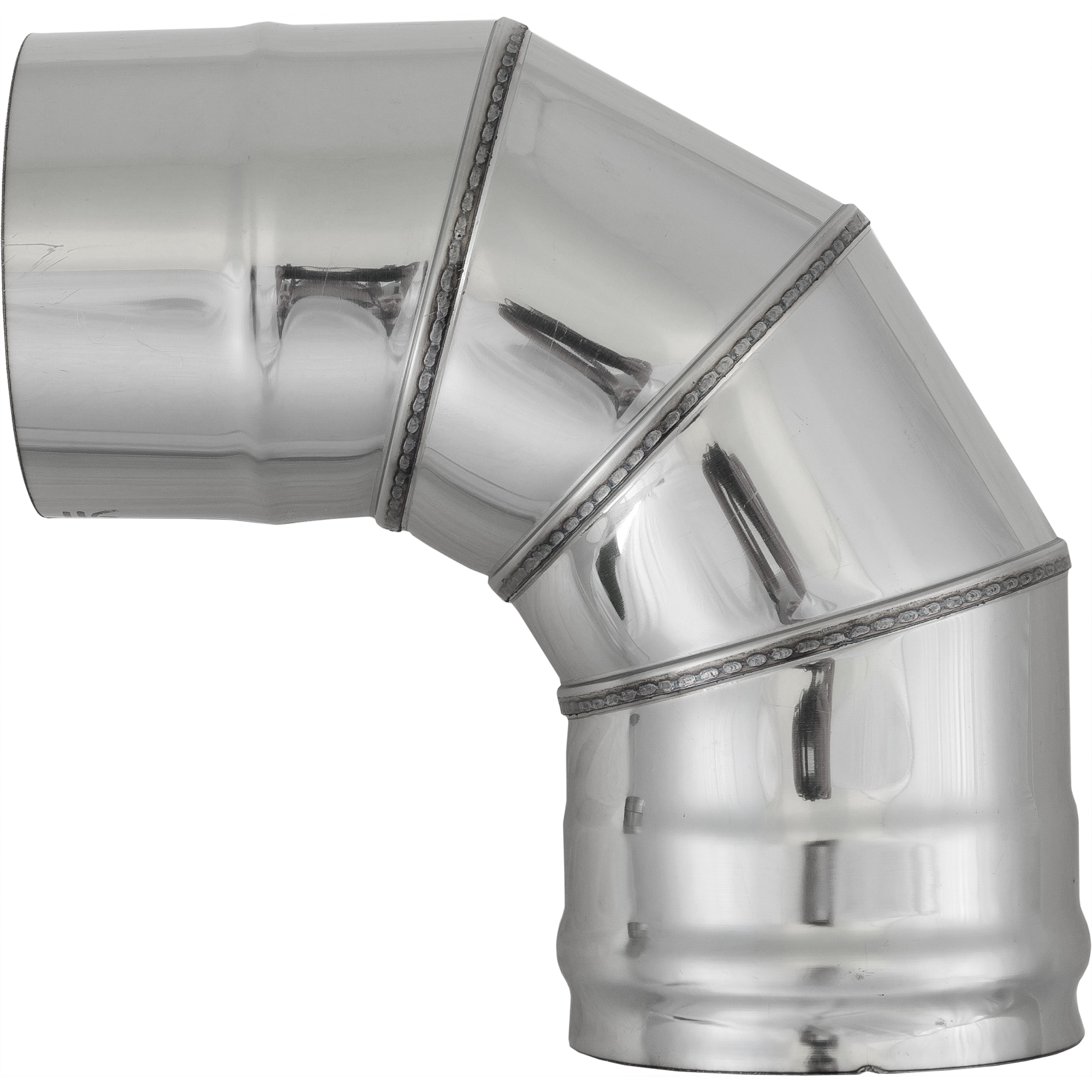 16292010 Отвод нержавеющи четыре секции 115х0.5 мм 90 г Santreyd  - Вид №1