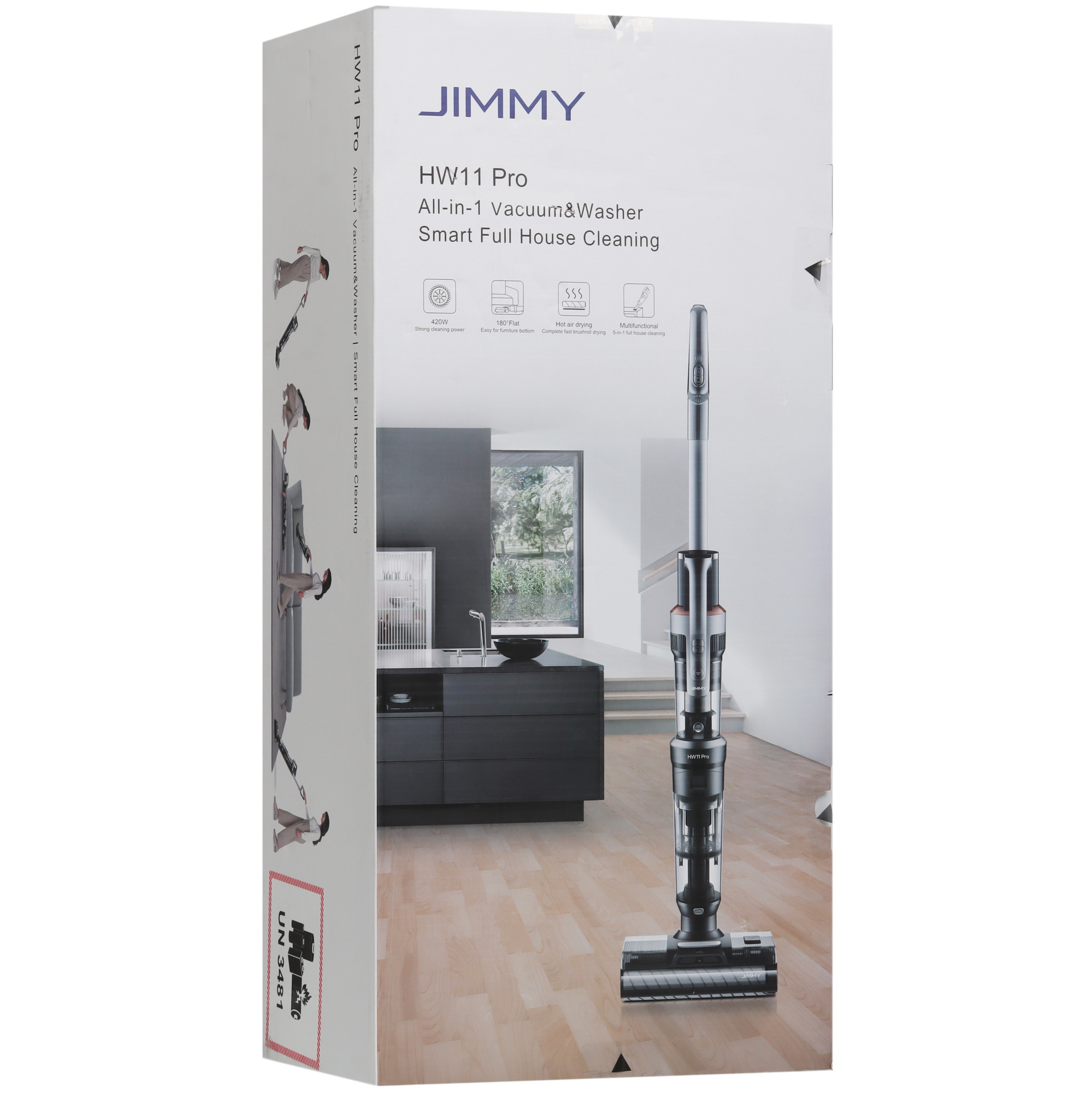 5465859 Моющий пылесос  вертикальный  Jimmy HW11 Pro  серый STDN-0005817 - Вид №16