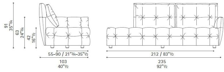 Poltrona Frau Тафтинговое спальное место La collezione - divani e poltrone sun-id-1506116 - Вид №4