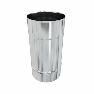 Труба для дымохода Коракс D115 0.25 м нержавеющая сталь 0.5 мм