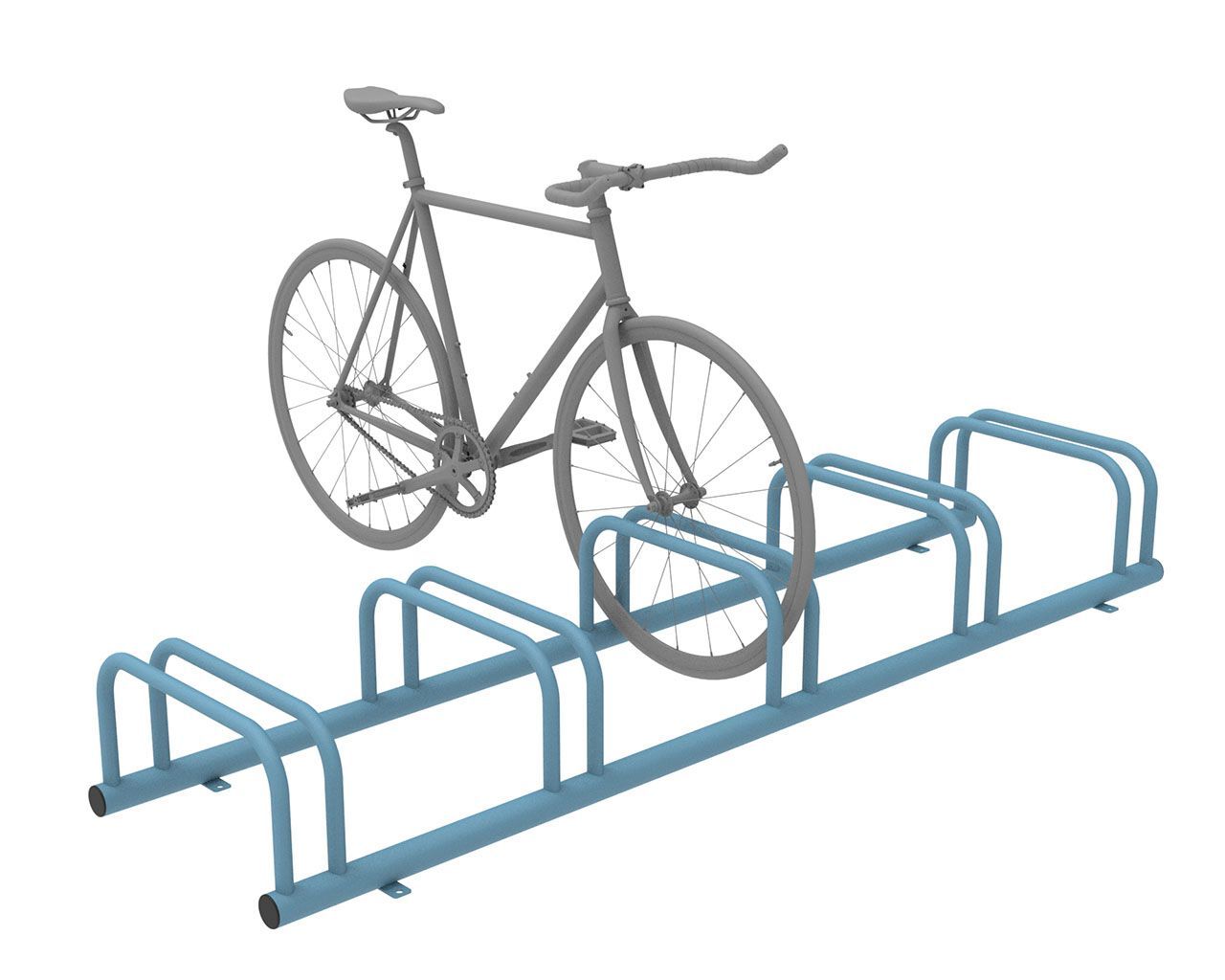 Стойка для велосипедов из оцинкованной стали Lazzari FAST ARCH-00051467 - Вид №3