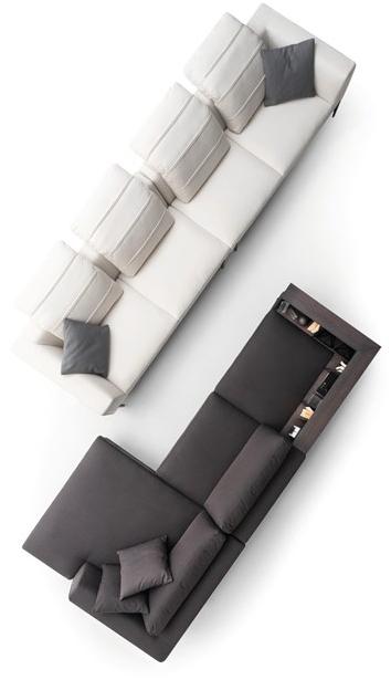 Ditre Italia 4-х местный тканевый диван Kim sun-id-1497922 - Вид №5