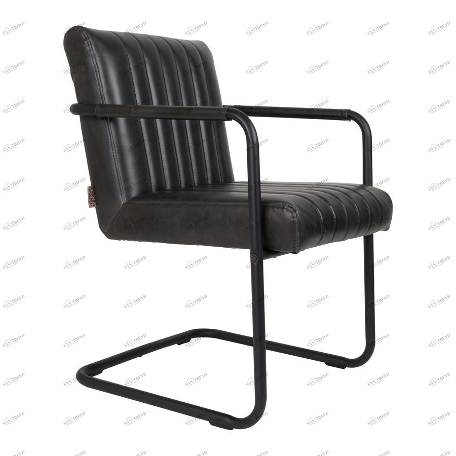 Кресло Stitched темно-серое Dutchbone 1200118