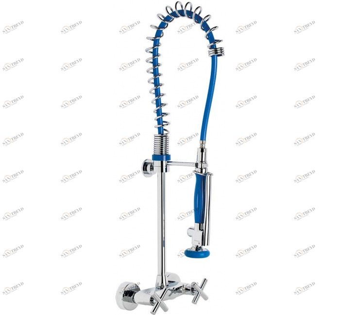 GENEBRE 1808 04 СМЕСИТЕЛЬ ДЛЯ КОЛОННЫ С НАСТЕННОЙ МОЙКОЙ 