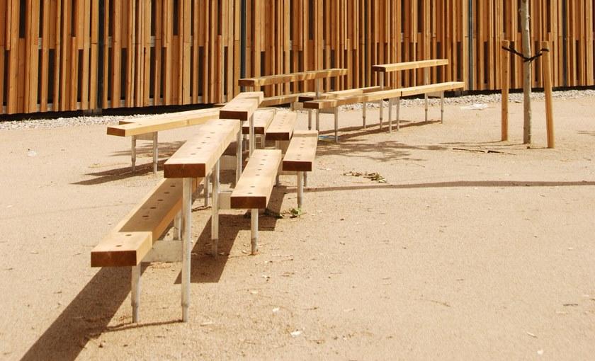 URBIDERMIS Скамья из сверхмощного полиэтилена без спинки sun-id-1491035 - Вид №4