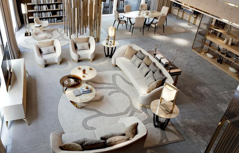 Bizzotto Кресло из ткани с подлокотниками Symphony - infinity sun-id-1350489 - Вид №1