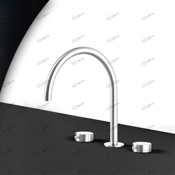 Смеситель для раковины сталь глянцевая Toki Radomonte TKI25l