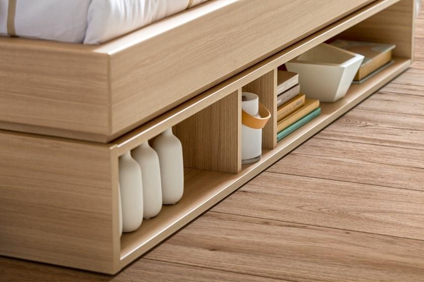 GAUTIER Двуспальная кровать со встроенными прикроватными тумбочками Symphonie sun-id-1418664 - Вид №8