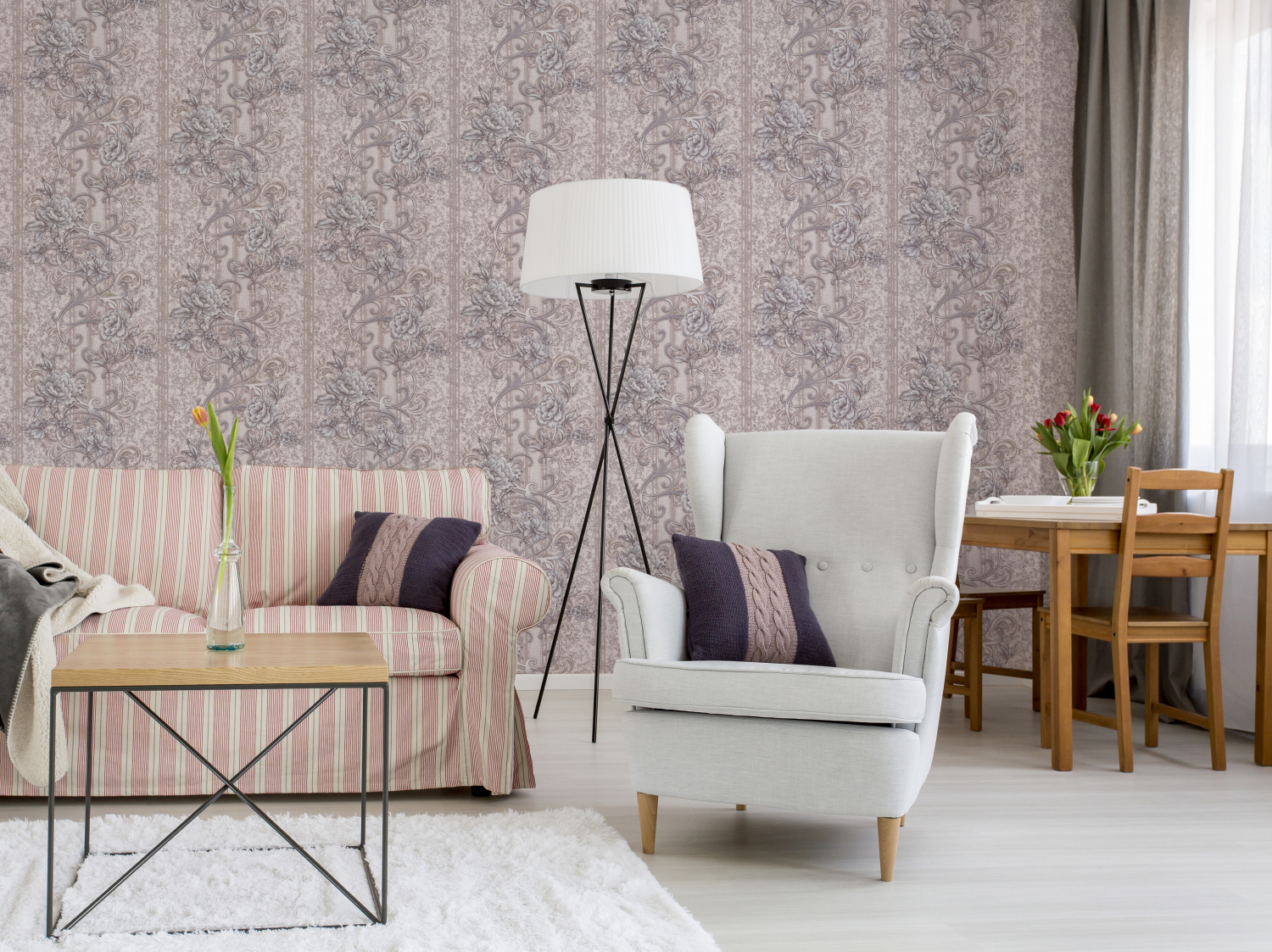 Рулон обоев основа Флизелиновая HC31050-22 Home Color Мин. заказ 6 рулонов HC3105022 - Вид №6