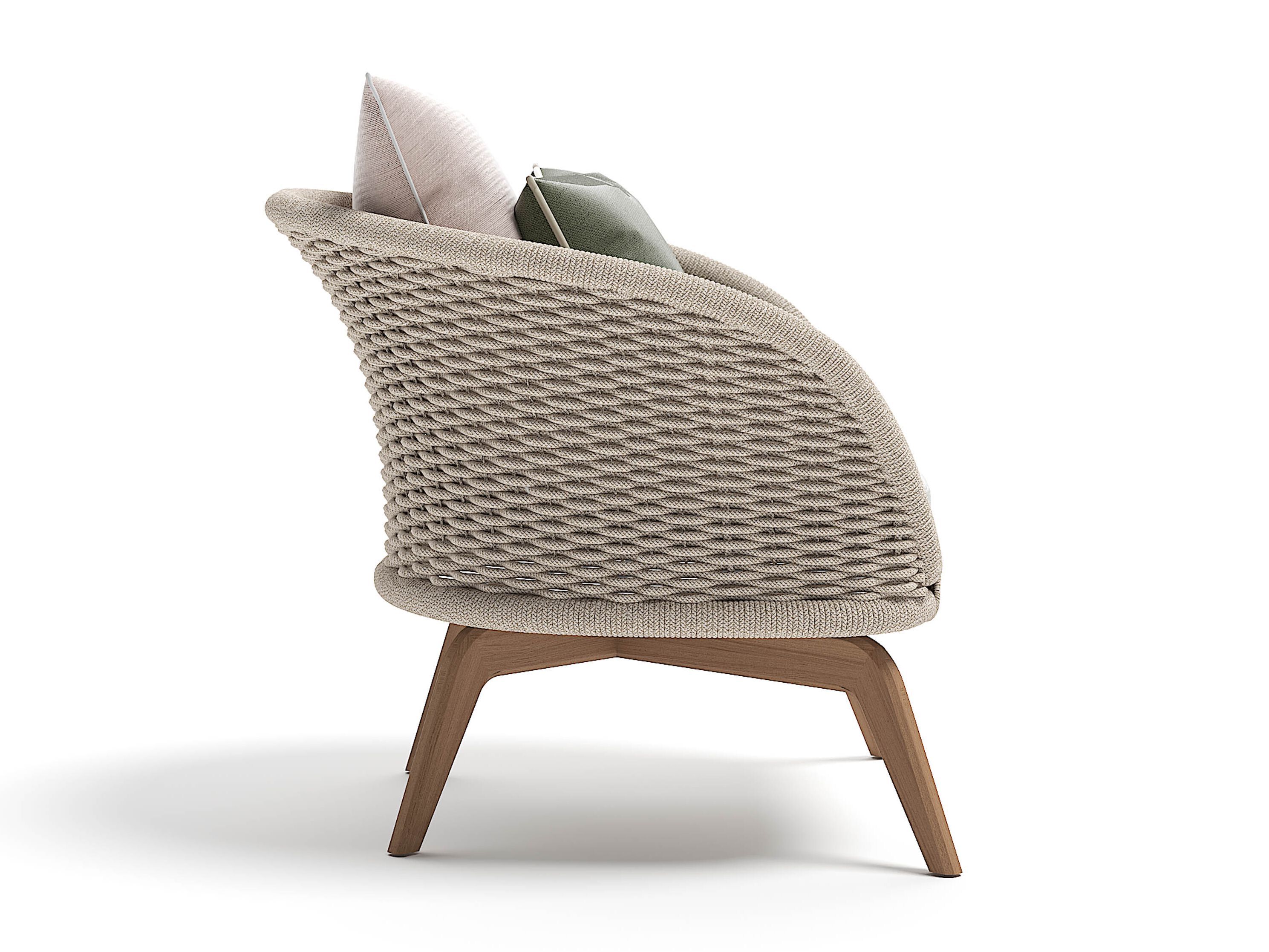 Кресло для сада из акриловой ткани с подлокотниками Atmosphera Ludo ARCH-00068173 - Вид №9