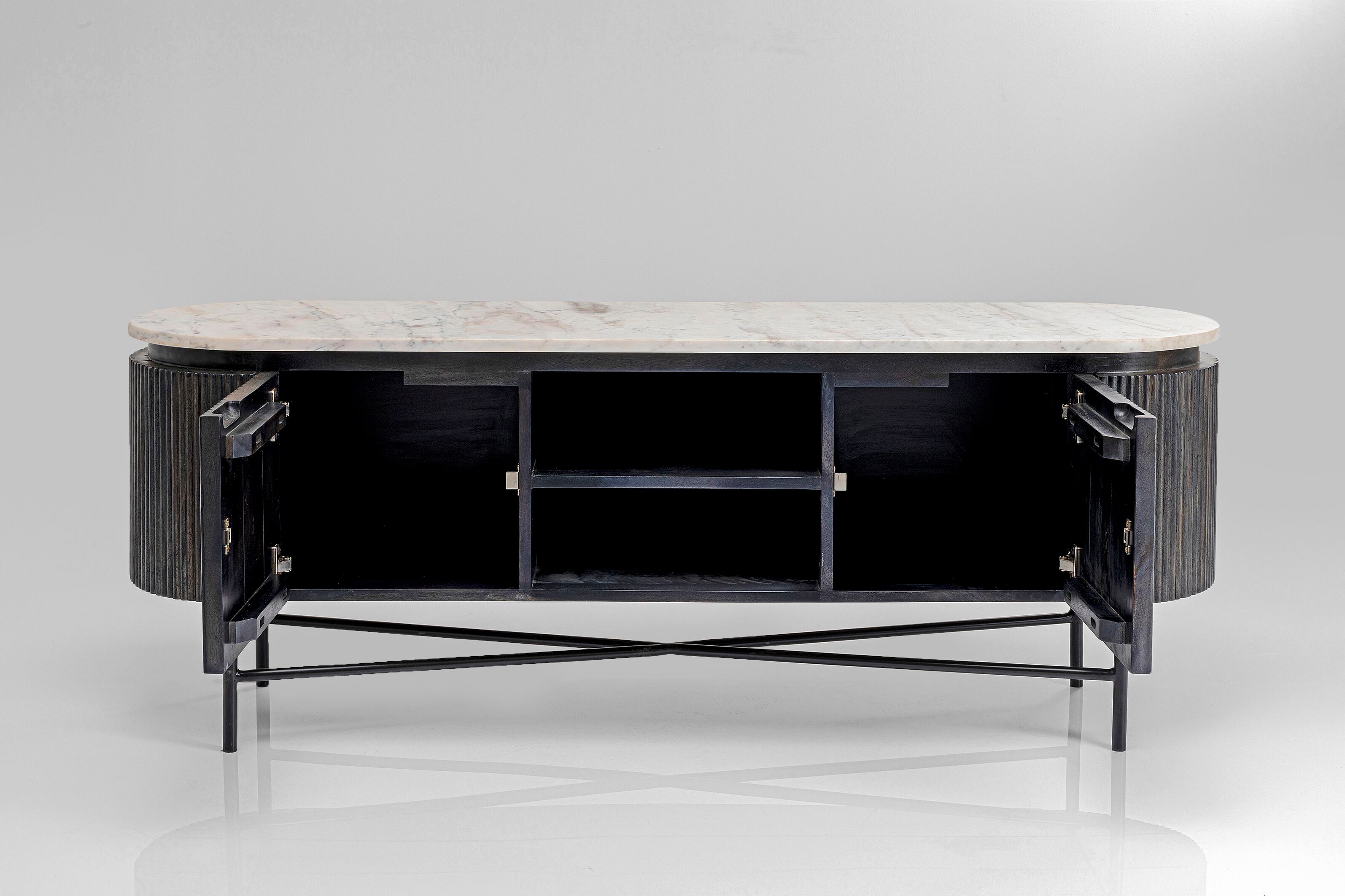 Мраморный шкаф с распашными дверями KARE Design Glenn ARCH-00071465 - Вид №1