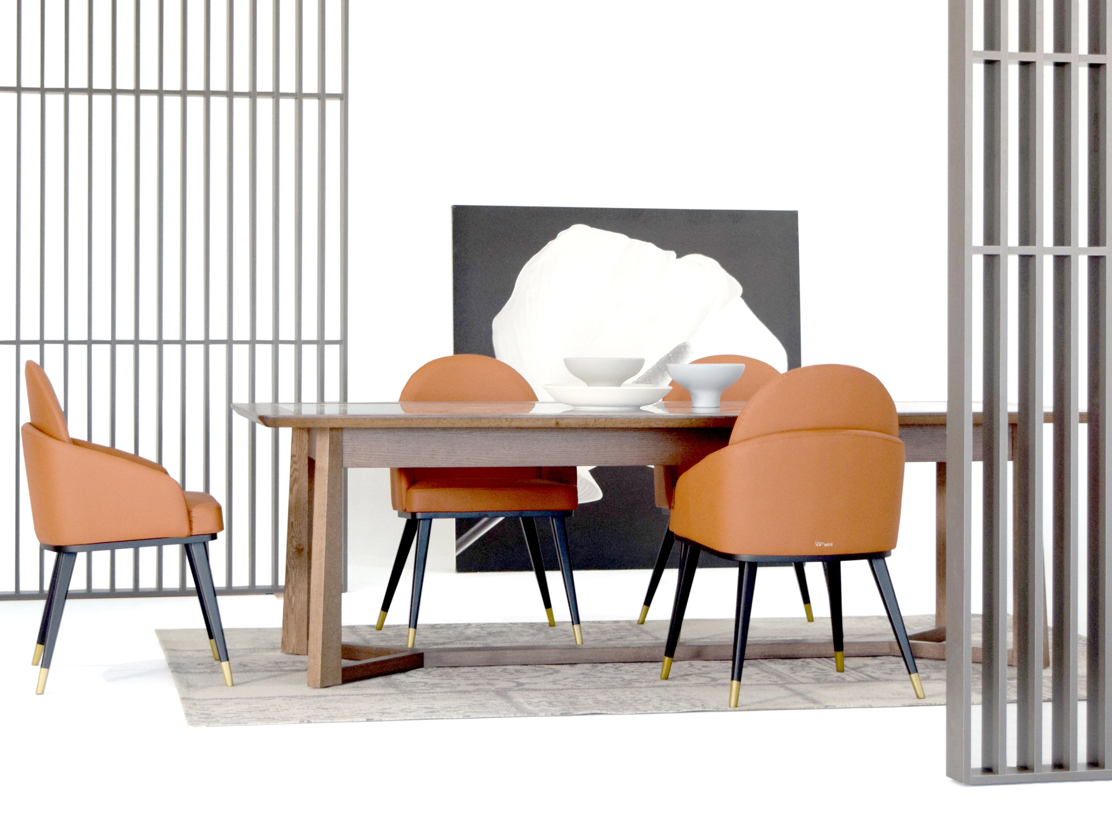 Деревянный прямоугольный обеденный стол с мраморной столешницей ABLE CHARISSA ARCH-00135363 - Вид №9