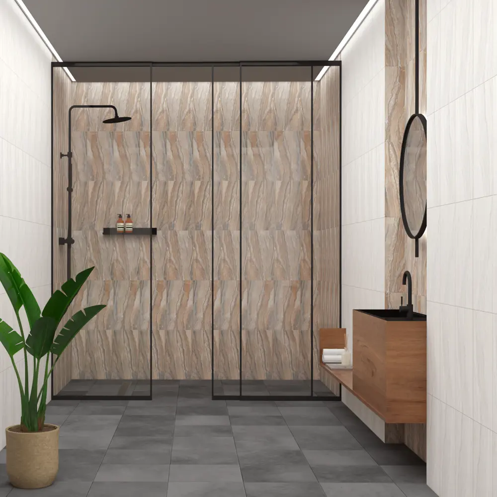 Панель ПВХ Тиберио светлый 2700x250x8 мм 0.675 м² VENTA STLM-2024260 - Вид №1