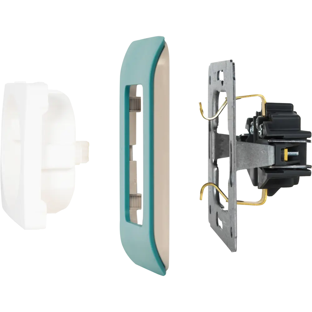 Рамка для розеток и выключателей Lexman Cosy 3 поста, цвет темная бирюза STLM-2145750 - Вид №3