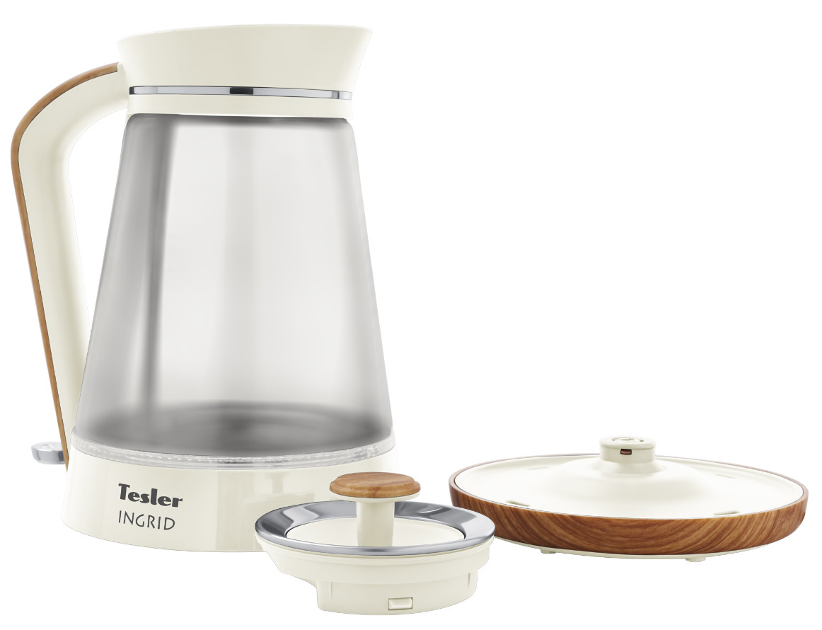 9057415 Электрочайник Tesler KT-1750 бежевый STDN-0022386 - Вид №2