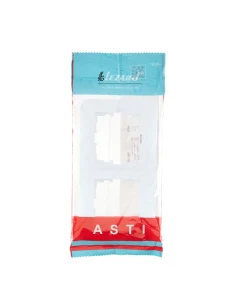 ASTI Рамка 2-ая горизонтальная б/вст белая