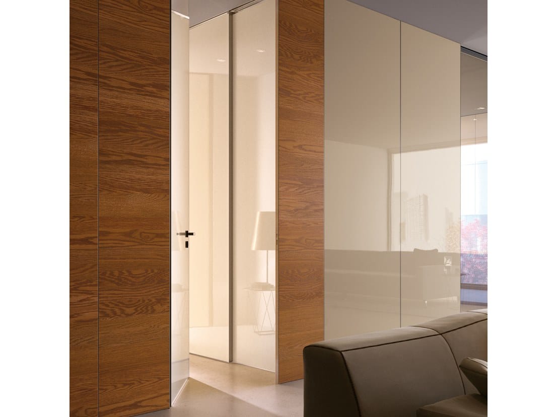 Глянцевая лакированная распашная дверь GAROFOLI Bisystem ARCH-00125960