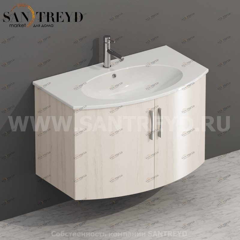 MDMA80Y6131 Тумба с двумя створками 78 см бежевая Globo 4ALL Италия Ceramica Globo