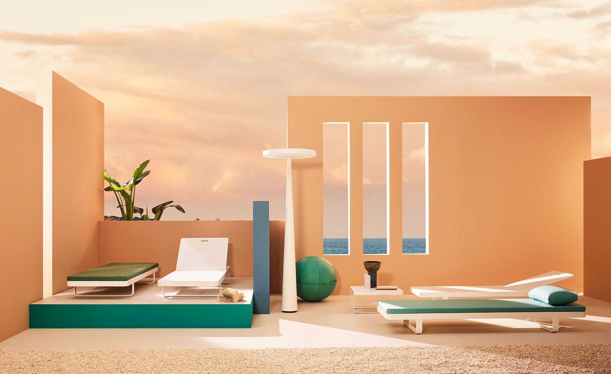 Алюминиевый квадратный садовый стол Terraforma Makemake ARCH-00048535 - Вид №1