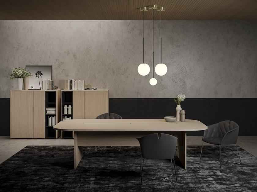 PROF Стол для переговоров из fenix-ntm® с системой управления кабелями Entry sun-id-1372938 - Вид №4