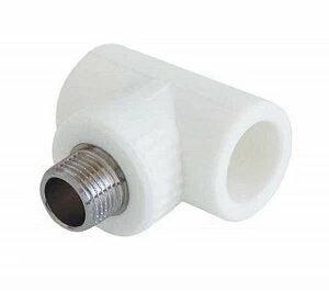 Тройник KALDE переходной НР D20х1/2"х20 полипропиленовый белый