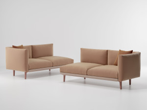 Тканевый модульный садовый диван