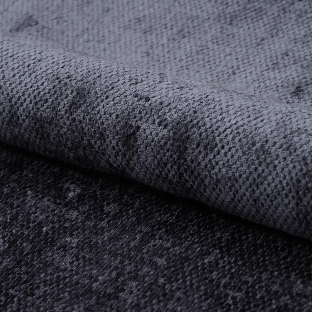 Ткань мебельная 1 м/п Sher шенилл 140 см цвет темно-серый AMETIST STLM-2065126