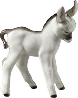 10523695 Императорский фарфоровый завод Скульптура "Ослик" Фарфор твердый 