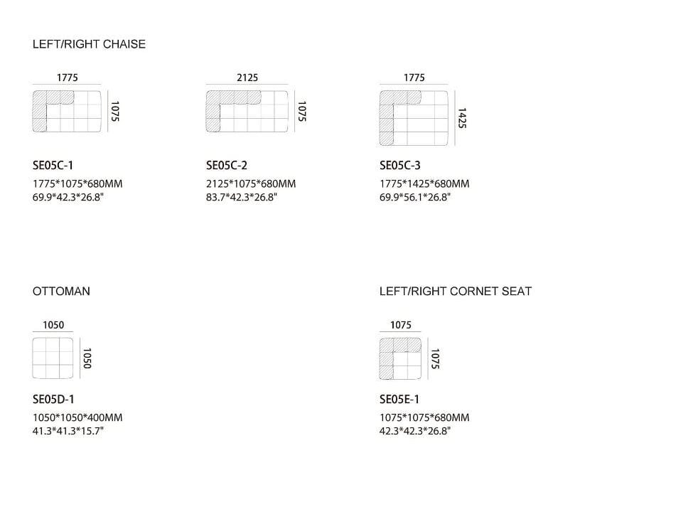 Кожаный диван HC28 maison PLAID ARCH-00053508 - Вид №7