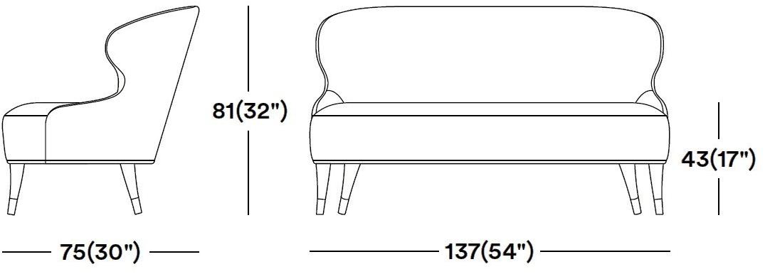 Tirolo Диван из ткани Camelia 051 d - Вид №5