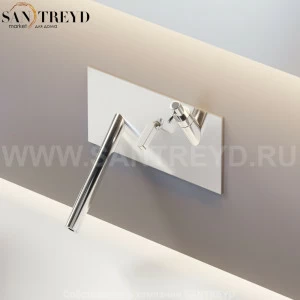 EVOLUZIONE Встроенный смеситель SQUARE хромированный ARUB0931DA