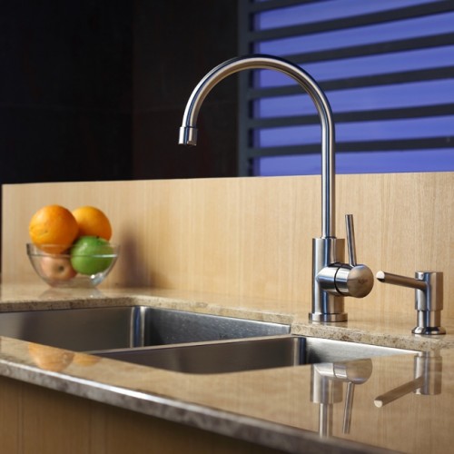 Кухонные смесители KPF-2160 сталь krausru  - Вид №4