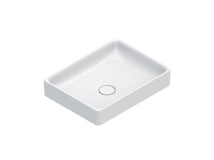 Прямоугольная раковина с одной столешницей