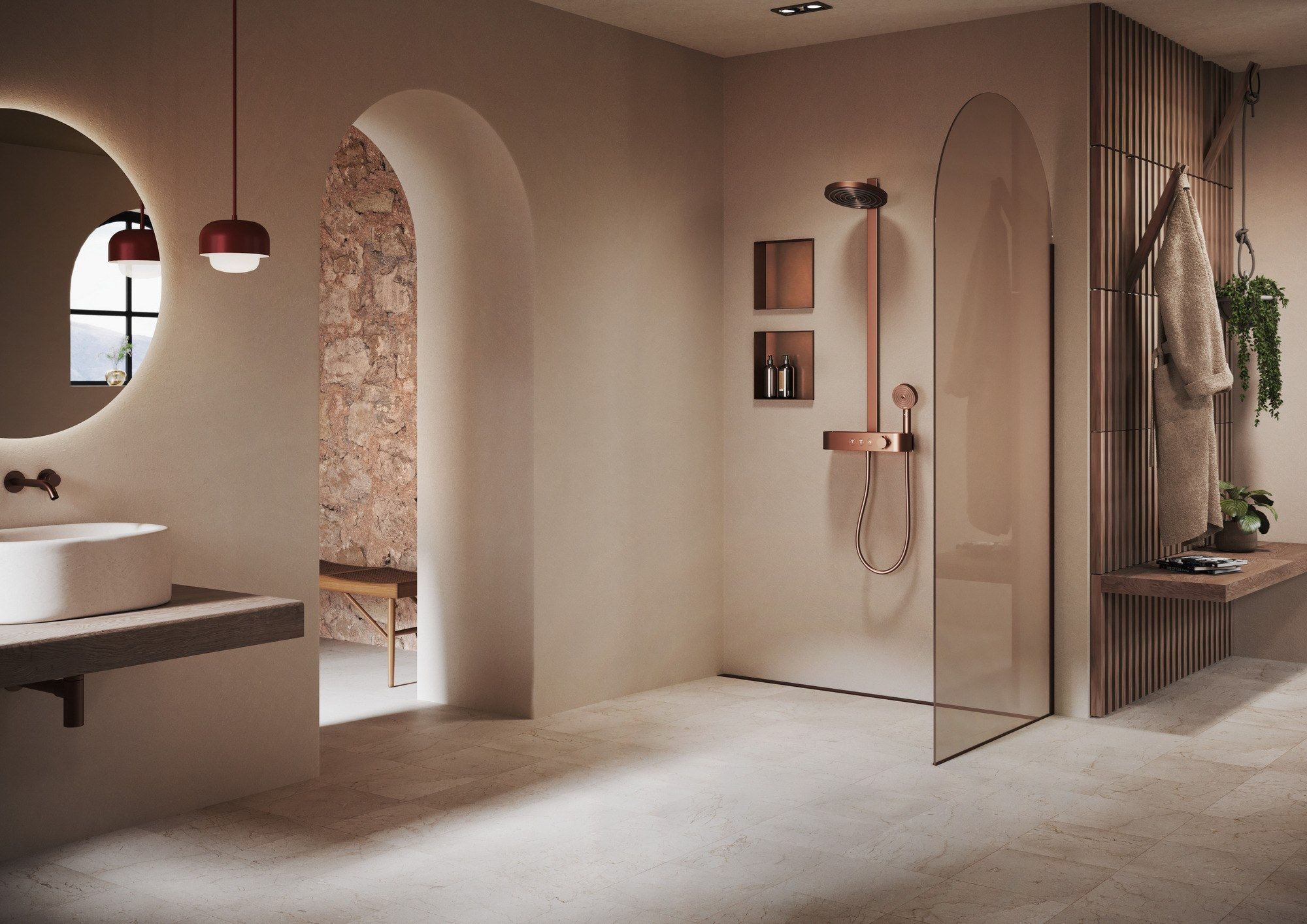 Стальная душевая кабина с PVD-обработкой Tekness Boreale ARCH-00130152 - Вид №8