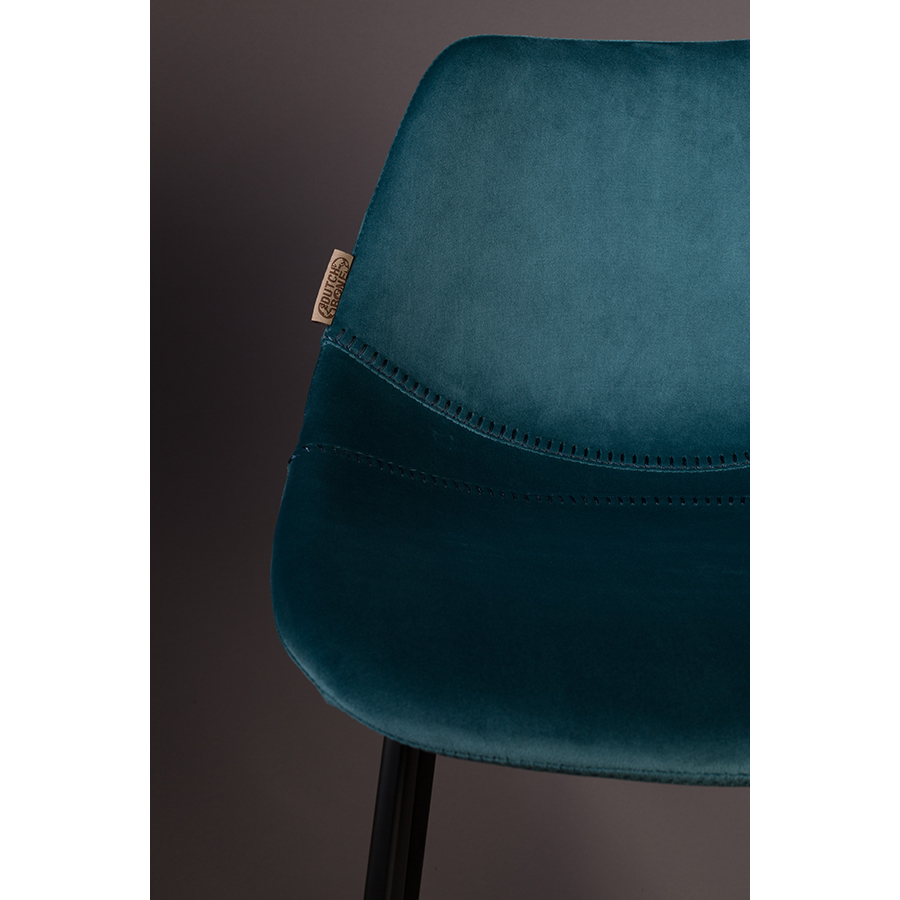 Стул высокий Franky бирюзовый Dutchbone 1500067 - Вид №6