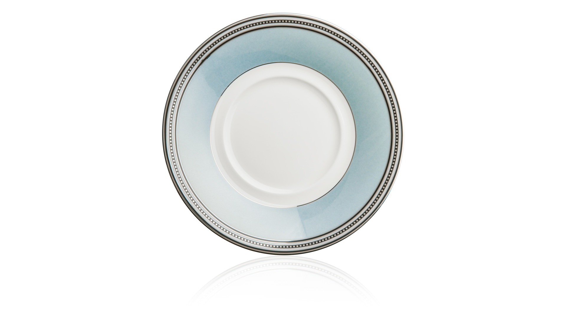 10657474 Noritake Чашка чайная с блюдцем Noritake"Богарт платиновый" 250мл Фарфор костяной  - Вид №4