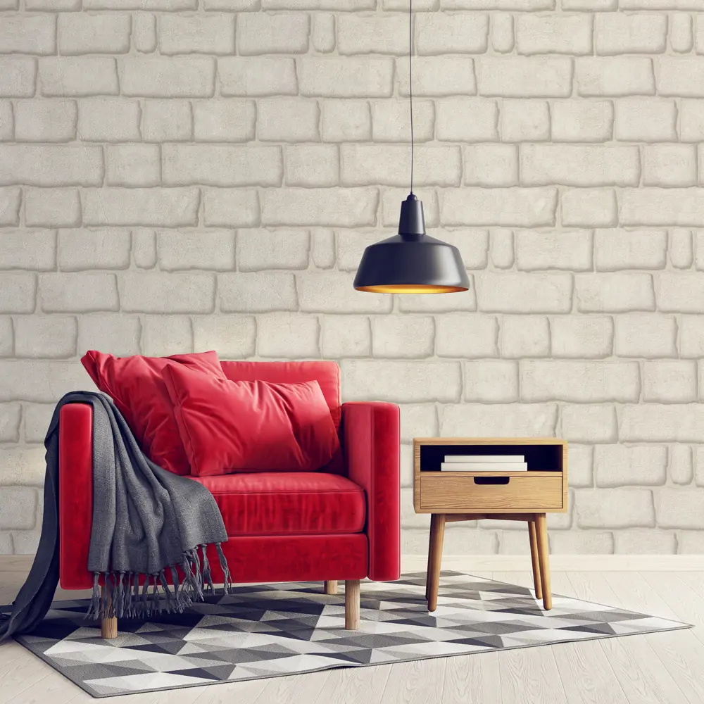 Обои виниловые Аспект Ру Бруклин серые 1.06 м 70312-22 STLM-2060126 - Вид №2