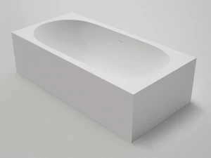 Blu Bathworks® Прямоугольная ванна синего цвета ∙ stone ™ Designer bathtub series Bt7100