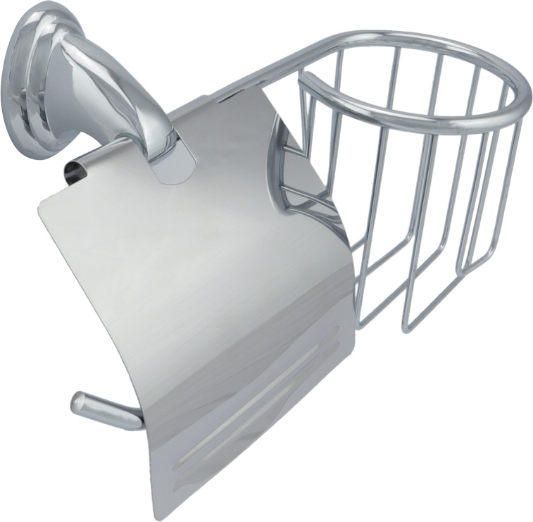 2512.003 Держатель для туалетной бумаги и дезодоранта Solinne 15053 нержав сталь PUFF  - Вид №1