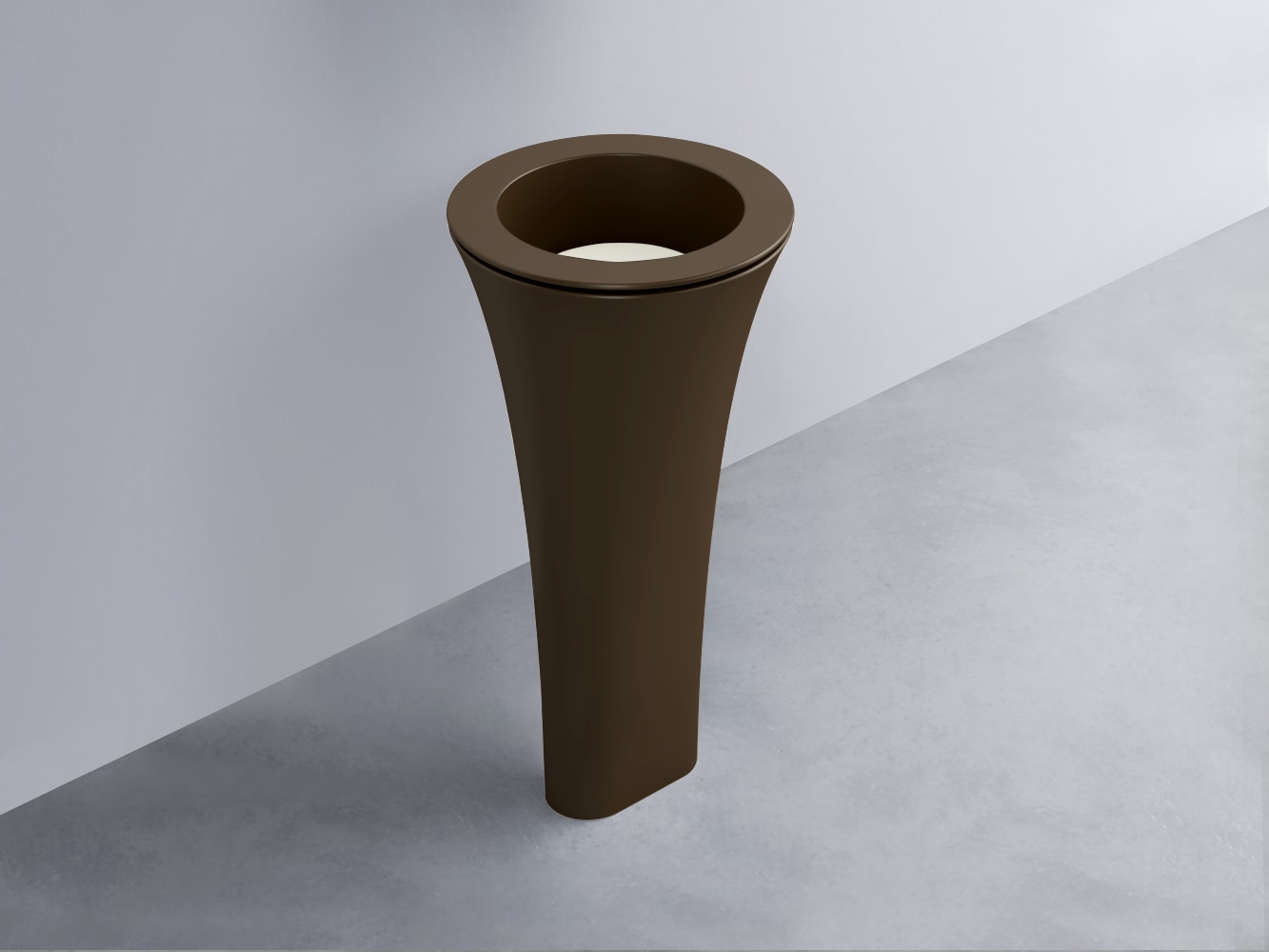 AMLA45-CA+AMPILT-TL+AMCOLT-CA Раковина Amedeo Tondo отдельностоящая cielo Enjoy + Amedeo Ceramica Cielo