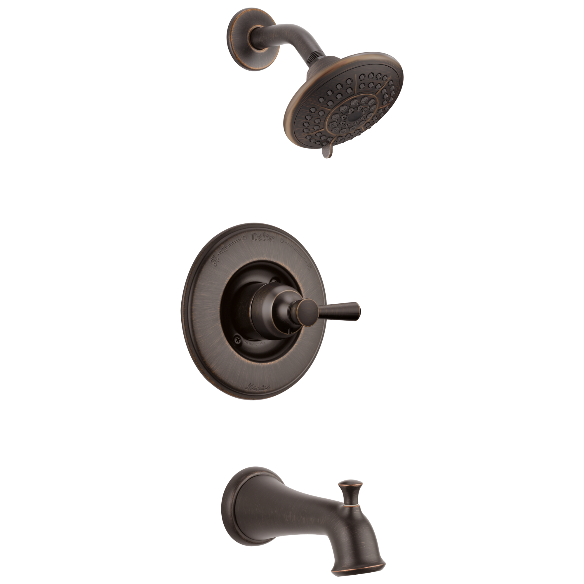 T14493-RB Monitor® 14 Series Tradtional для ванны и душа Delta Faucet Linden Венецианская бронза 