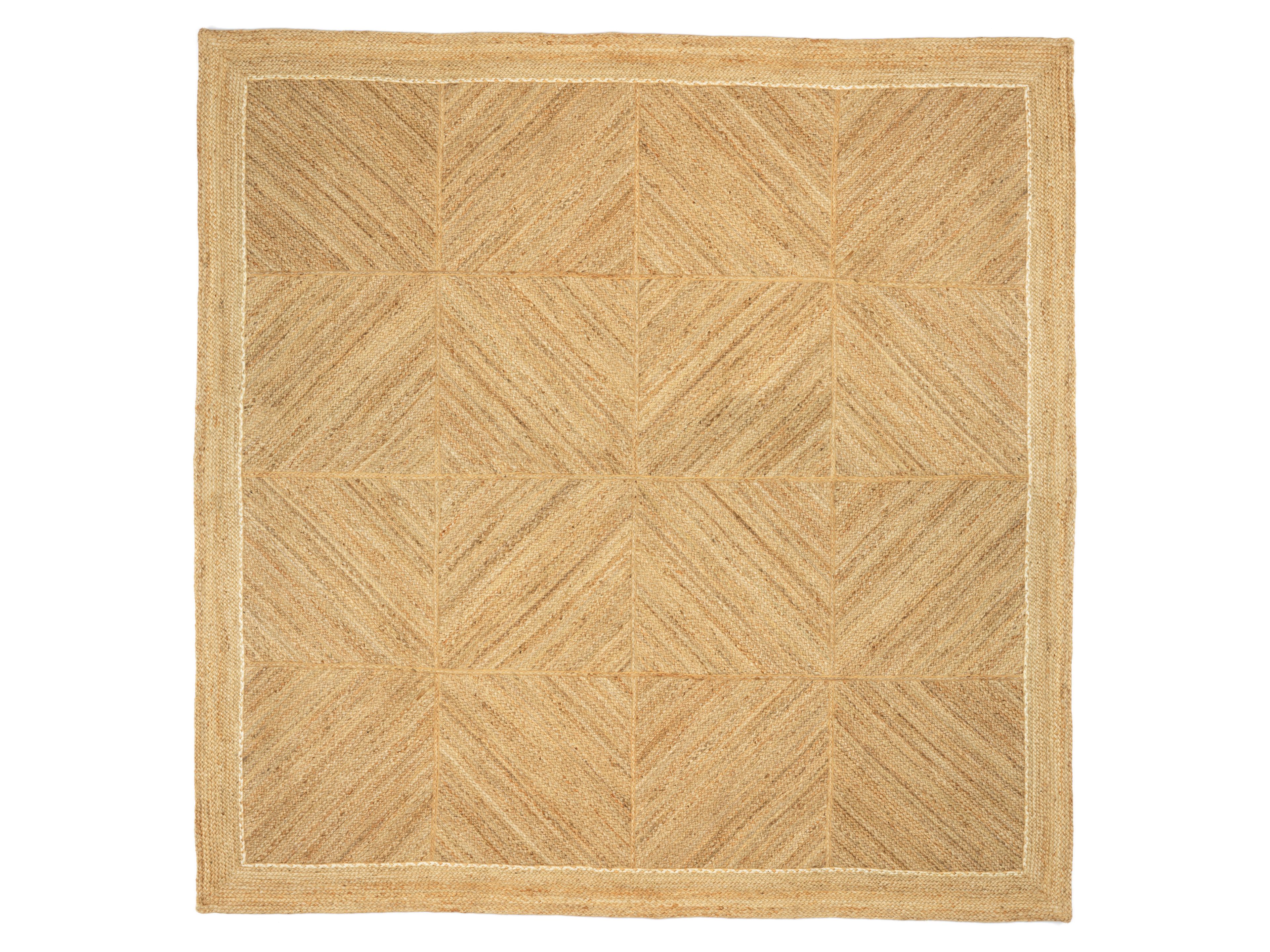 Квадратный джутовый ковер Élitis COYOACAN ARCH-00034376 - Вид №1