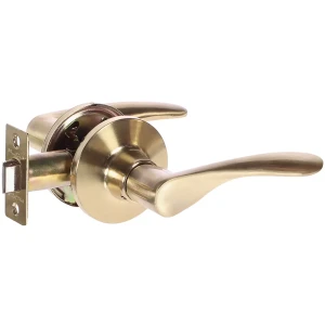 Ручка-защёлка Palladium 3901 SB PS, без запирания, ЦАМ, цвет матовая латунь 82004506 STLM-2157220
