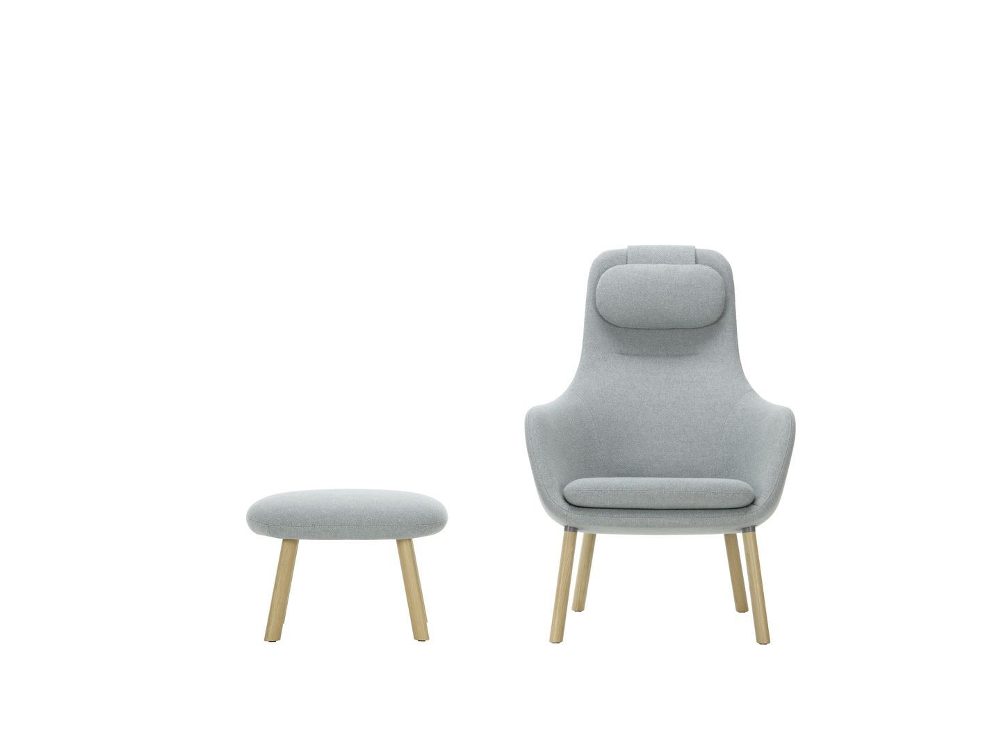 Тканевое кресло с подголовником VITRA HAL Lounge ARCH-00081015 - Вид №48