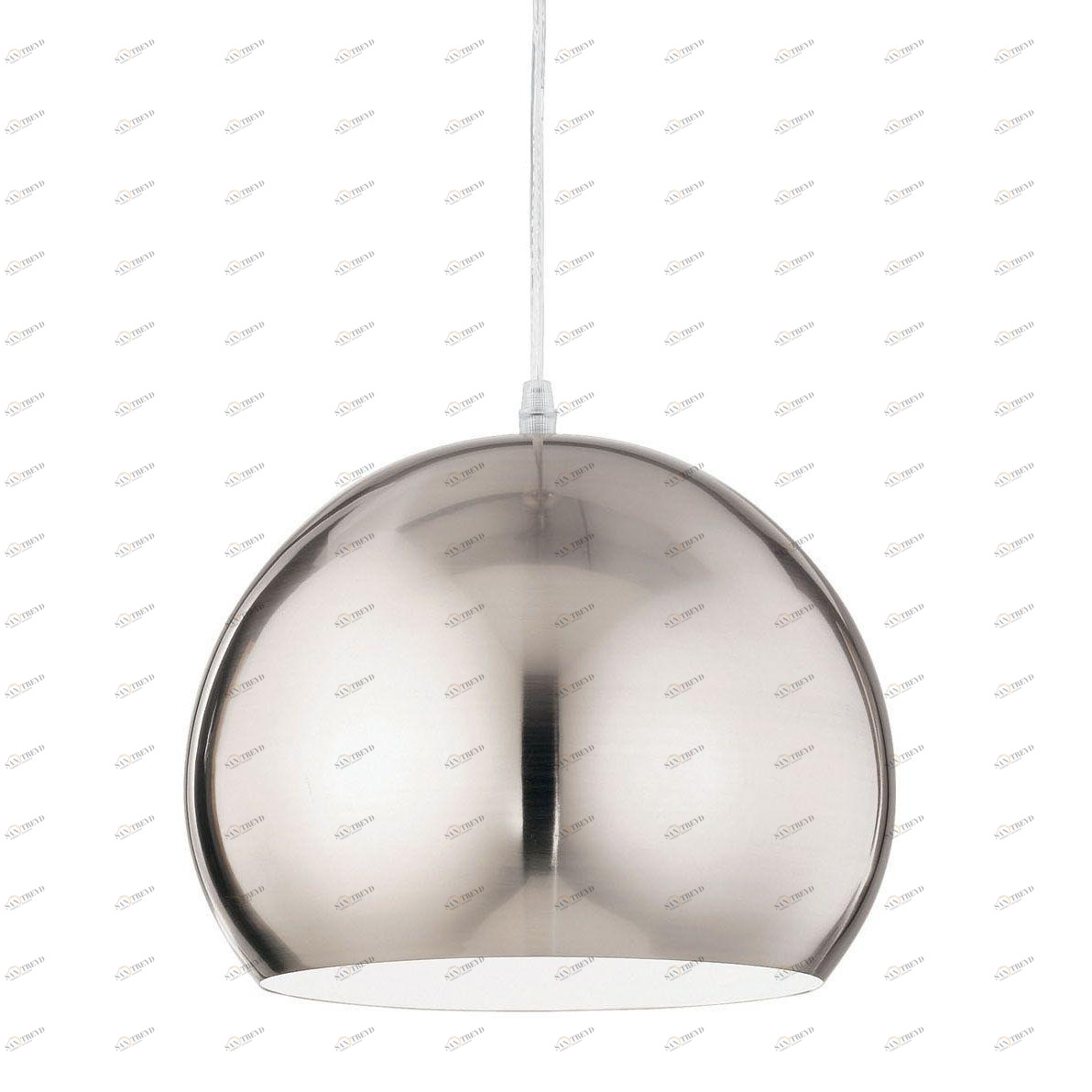 Подвесной светильник Ideal Lux Pandora SP1 Nickel IDEAL LUX PANDORA 072726 Белый;серебро 